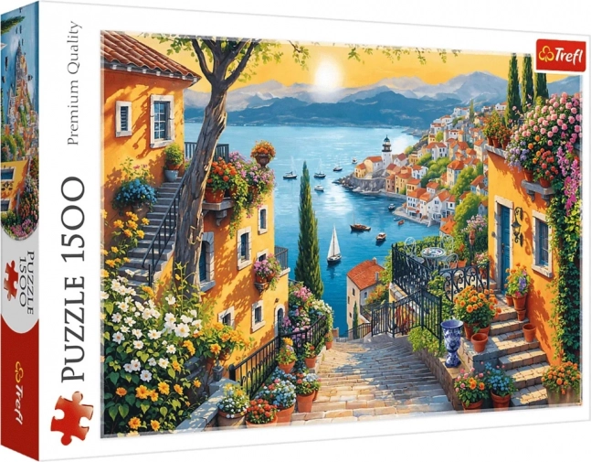Puzzle 1500 pièces – Vue côtière TREFL