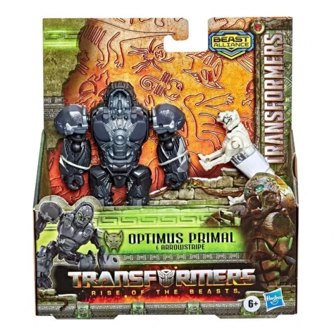 MV7 Battle Changers 2 ensemble de figurines Optimus Primal