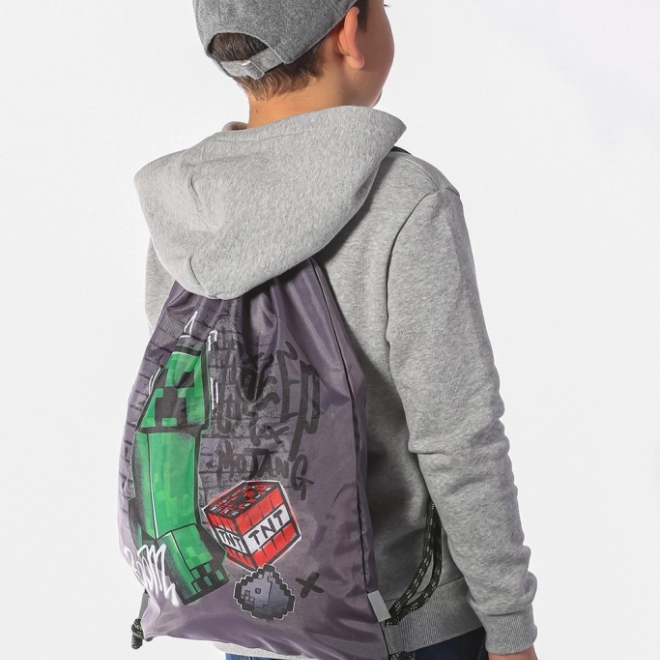 Sac pour chaussures ou objets Minecraft TNT