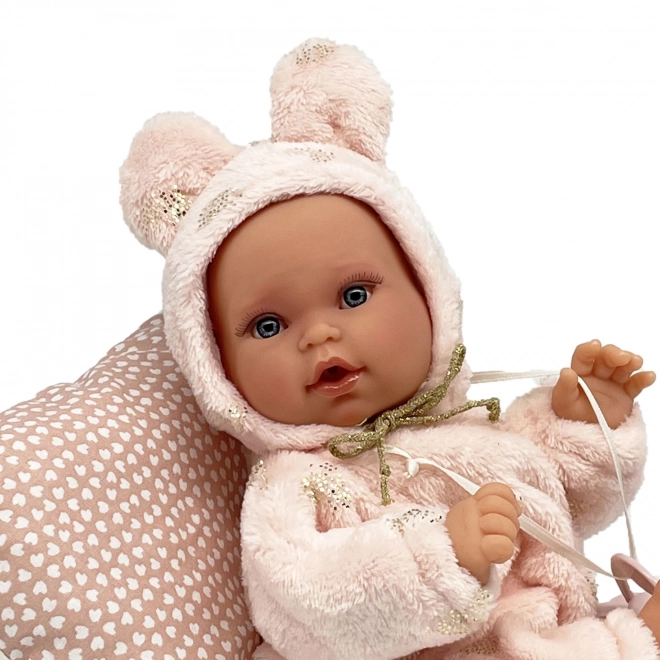 Antonio Juan 1136 KIKA - poupée bébé réaliste avec fonction de mouvement spéciale et corps en tissu souple - 27 cm