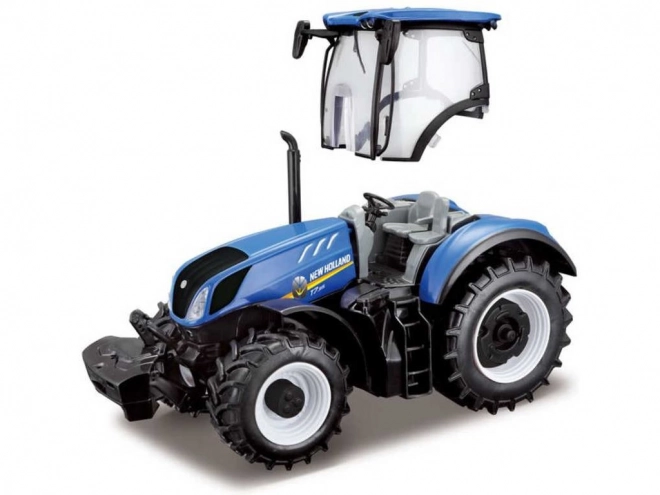 Farma Traktor New Holland avec remorque pour chevaux