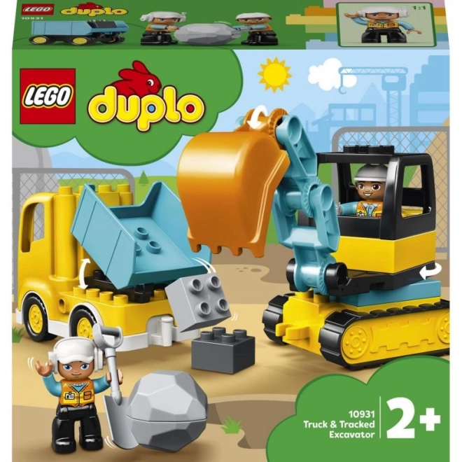 Camion et pelleteuse à chenilles DUPLO