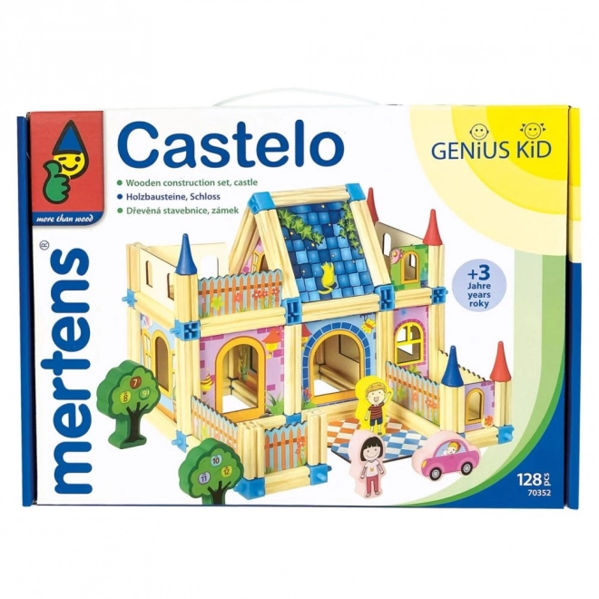 Jeu de construction en bois Bino Château