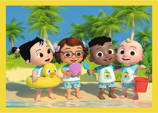 TREFL Puzzle Cocomelon : Rencontrez 4en1 (12,15,20,24 pièces)