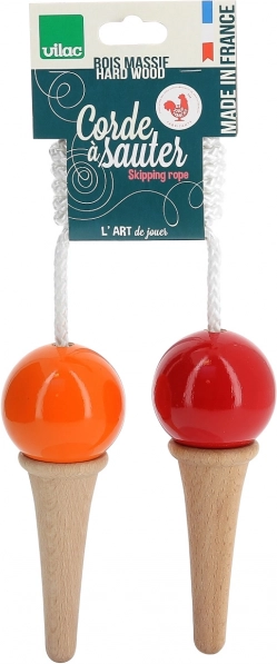 VILAC corde à sauter glace, rouge, 2 m