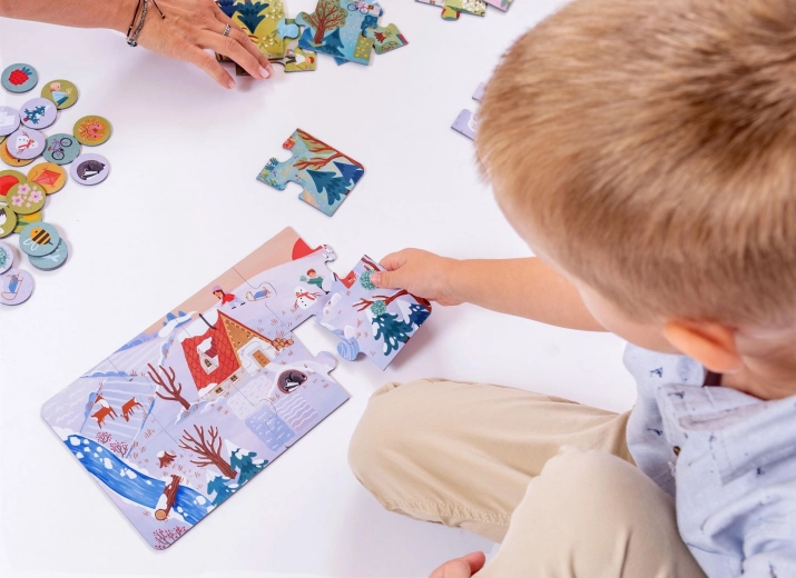 Grandes pièces solides pour petites mains