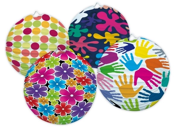 Lampion en papier boule 25 cm
