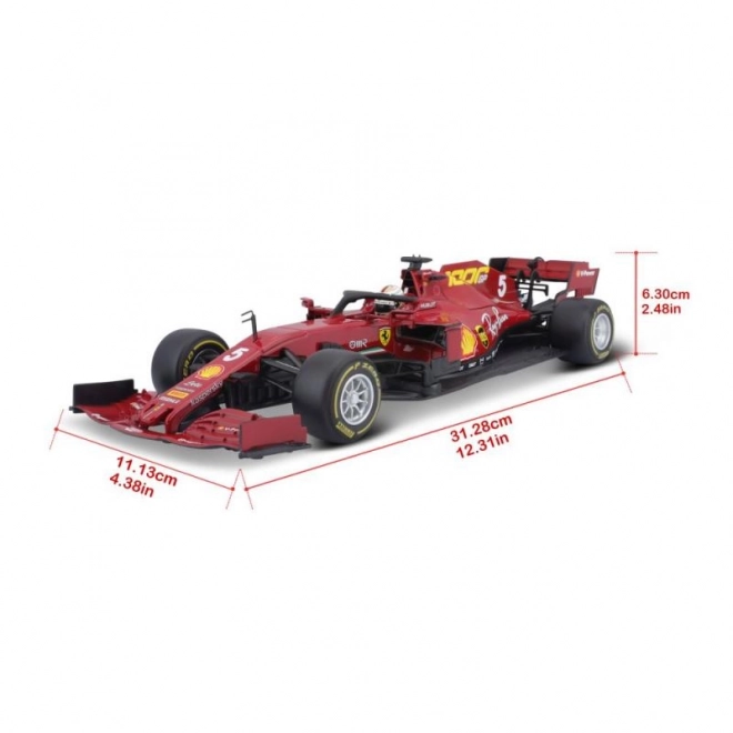 Modèle réduit en métal Ferrari SF1000 F1 2020 Tuscan GP Sebastian Vettel