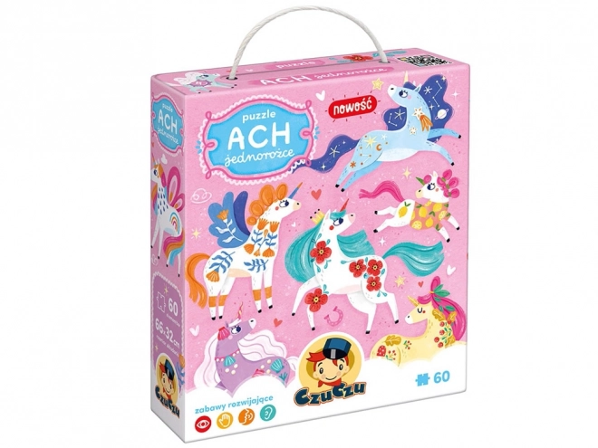 Puzzle Ach Licornes 60 pièces
