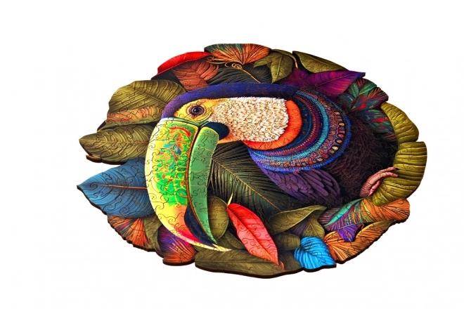 Puzzle en bois toucan 500 pièces