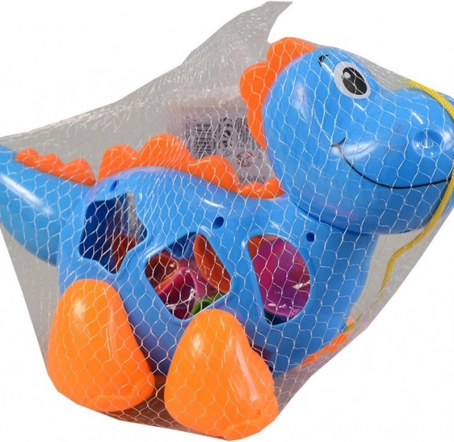 Dinosaure avec cubes 27 cm