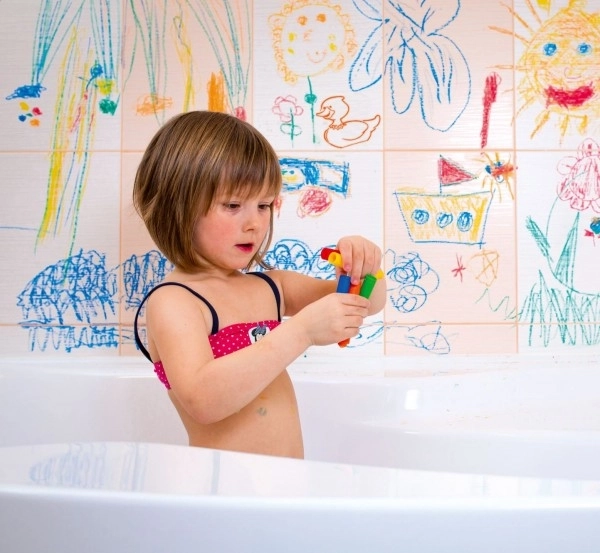 Crayons de bain 8 couleurs