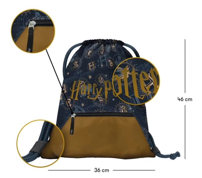Sac avec poche Harry Potter Poudlard