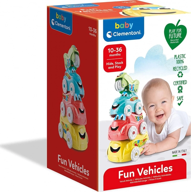 CLEMENTONI BABY Jouets empilables amusants (Jouer pour l'avenir)