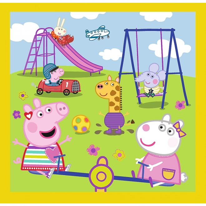 Puzzle 3v1 - Petit Cochon Peppa