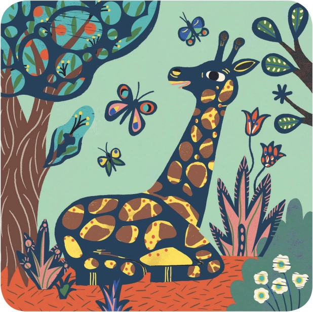 Images à gratter Animaux de la Jungle Djeco