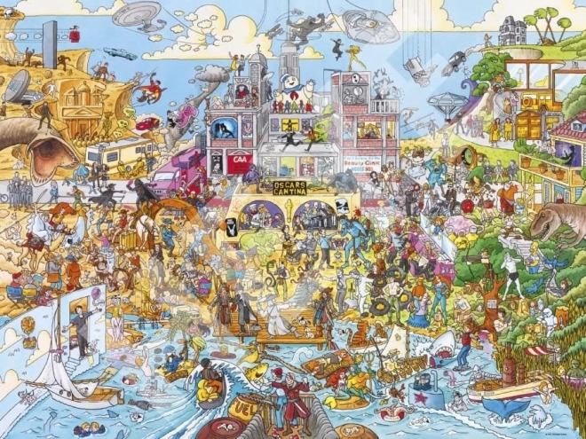 Puzzle 1500 pièces Hollyworld