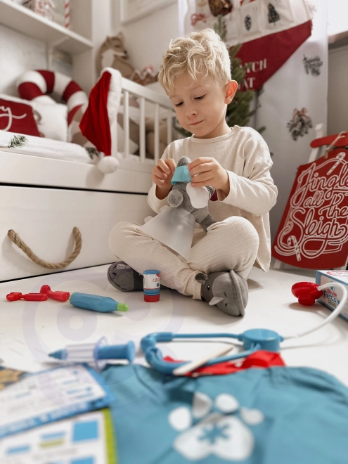 Ensemble vétérinaire Woopie Chaton avec sac