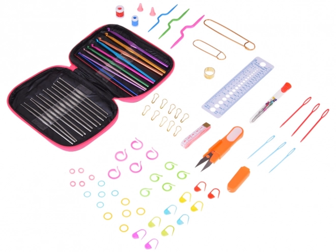 Kit de crochet avec accessoires 100 pcs