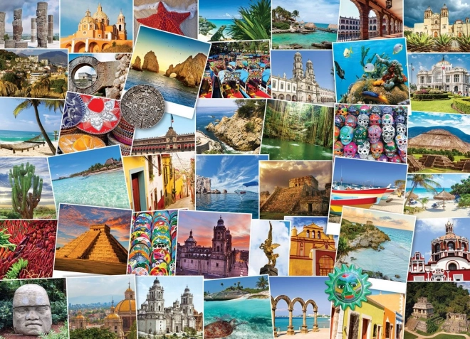 EUROGRAPHICS Puzzle Globetrotter - Mexique 1000 pièces