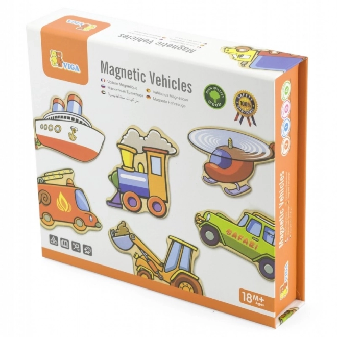 Magnets en bois transport