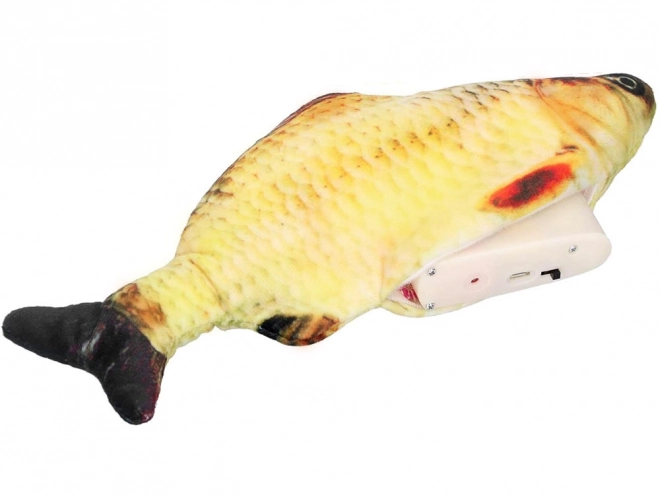 Mascotte poisson avec queue mobile