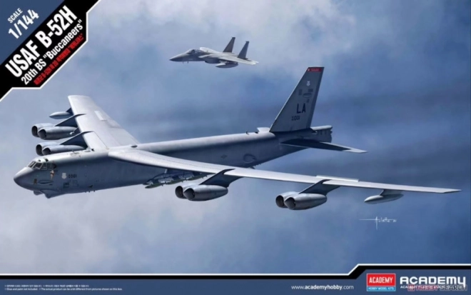 Maquette plastique du bombardier USAF B-52H 20th BS Buccaneers 1/144