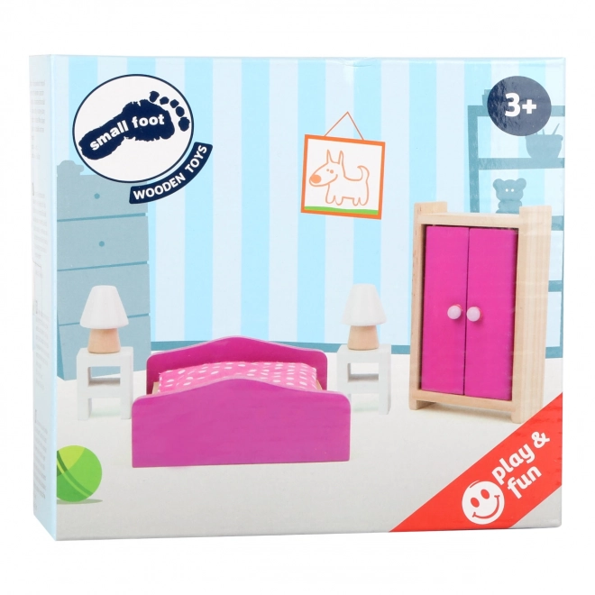 Petit Pied Mobilier pour maison de poupée chambre à coucher
