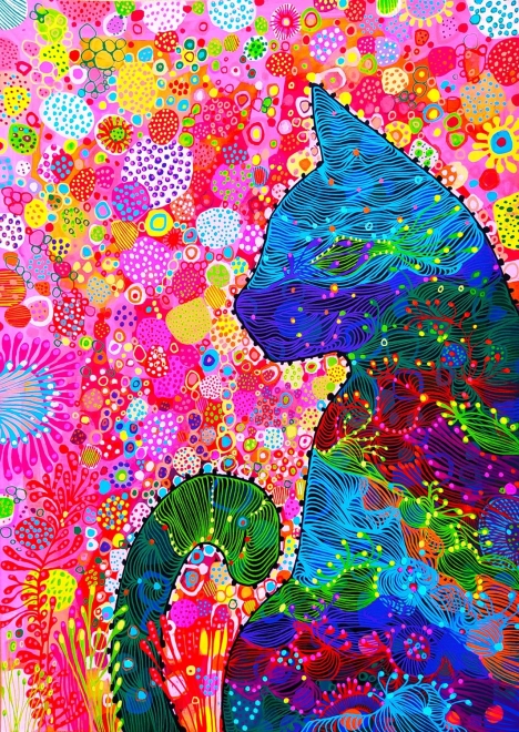 Puzzle Chat errant 1500 pièces ENJOY