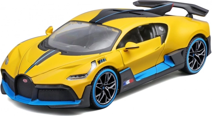 Modèle de voiture BUGATTI Divo 1:24 jaune