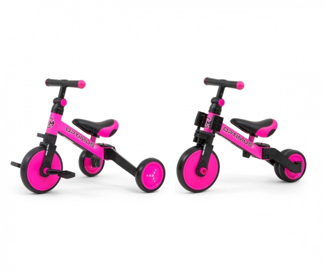 Vélo 3 en 1 Optimus Rose
