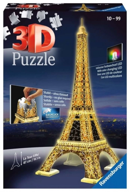 Tour Eiffel (Édition de nuit) 3D 216p