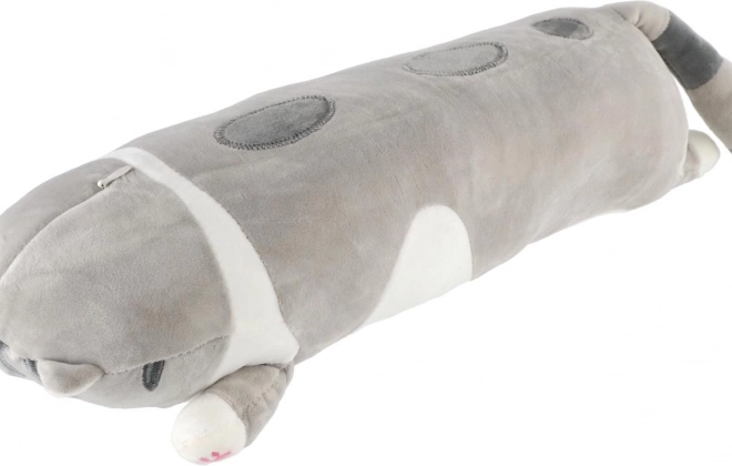 Jouet en peluche chat allongé