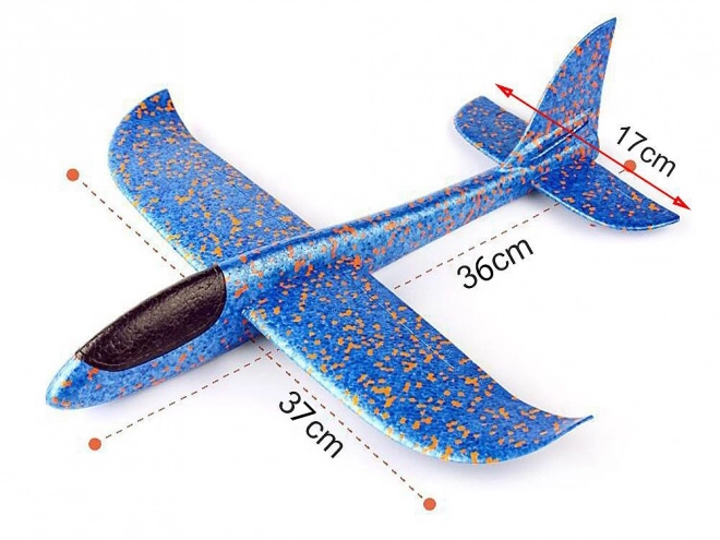Planeur en mousse bleu pour enfants