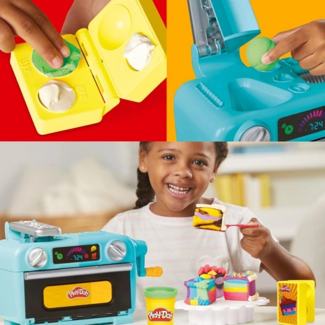 Jeu de pâte à modeler Play-Doh gâteaux et four