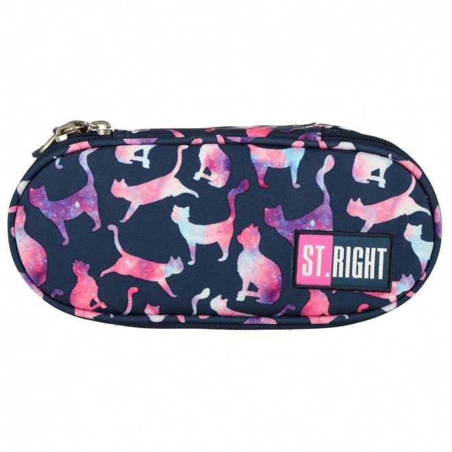 BAMBINO trousse rigide avec rabat chat