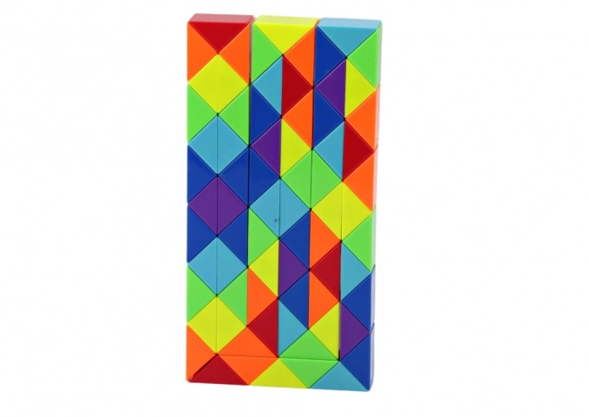 Jeu de puzzle Bloky Serpent éducatif coloré 72 pièces.