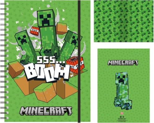 Bloc ligné à motif Minecraft