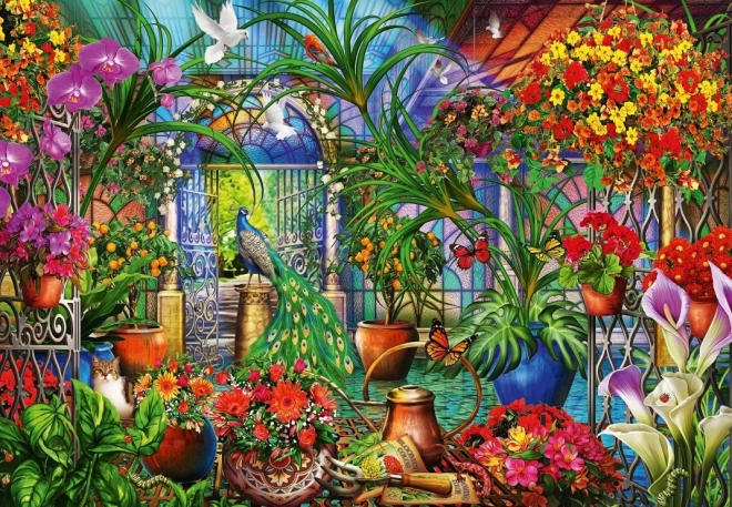 Puzzle Serre Tropicale 1000 pièces