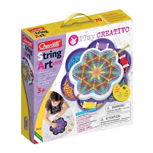 Broderie String Art Mandala