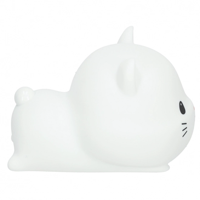 Veilleuse en silicone pour enfants Chat allongé