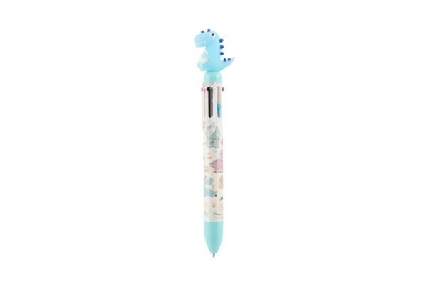 Stylo/Dinosaure crayon six couleurs en plastique 17cm 4 couleurs