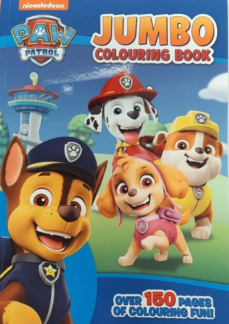 Livre de coloriage avec tâches Pat' Patrouille