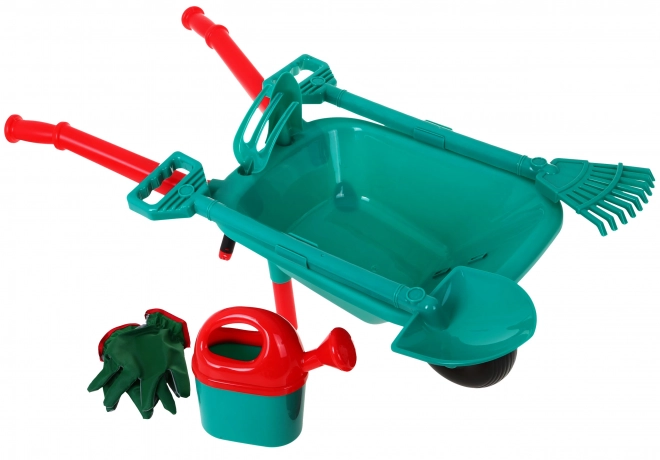 Ensemble d'outils à roulettes pour petits jardins