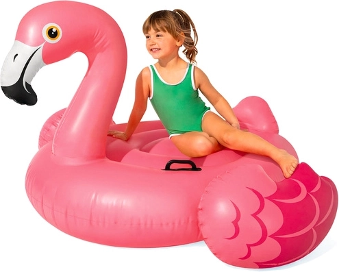 Flamant rose gonflable INTEX pour enfants, pour piscine – rose