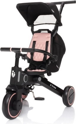 Tricycle pour enfants 7 en 1 X Trike – Quartz rose