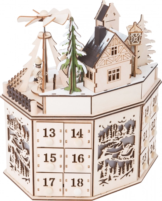 Calendrier de l'Avent avec pyramide de Noël Small Foot