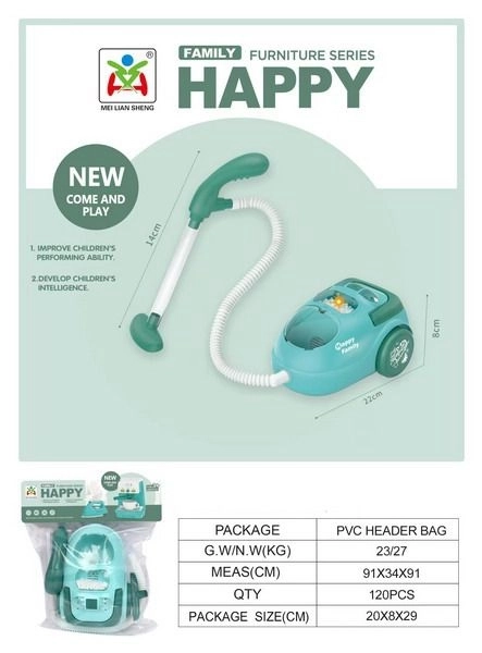Aspirateur pour enfants avec effets lumineux