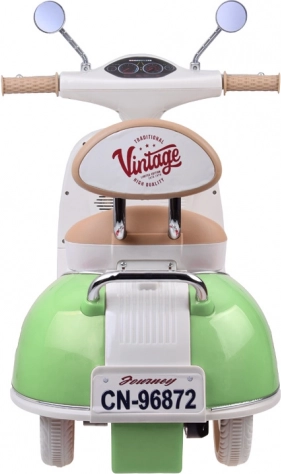 Scooter électrique classique pour enfants orange – Vert