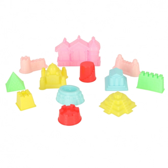 Jouets colorés pour le sable - pelles et moules
